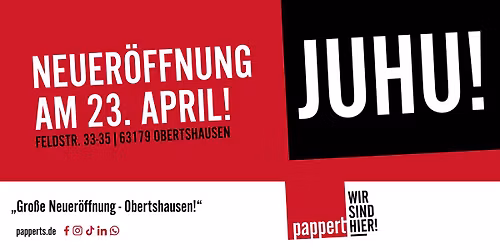 Gro\u00dfe Neuer\u00f6ffnung ALDI Obertshausen