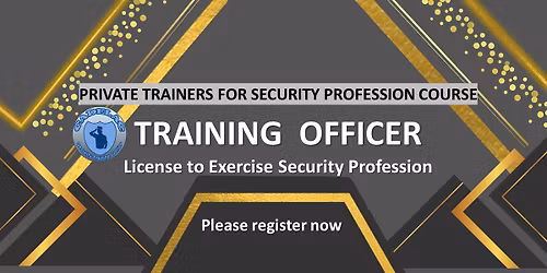 Security Training Officer Course