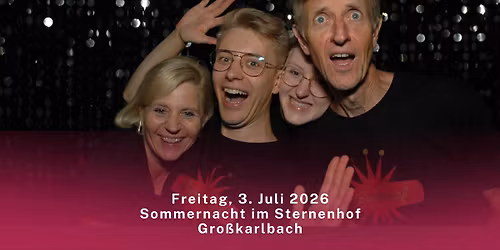 Sommernacht im Sternenhof 2026 \u2b50 mit neuem Konzept \u2b50 1. Termin