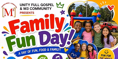 Unity Full Gospel\/M3 Community Fun Day - Book Bag Giveaway