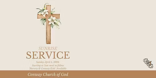 Sunrise Service at CCOG