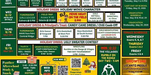 Lecanto's Week At a Glance