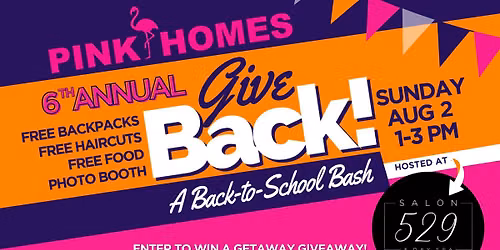 Pink Homes 6th Annual Give Back!
