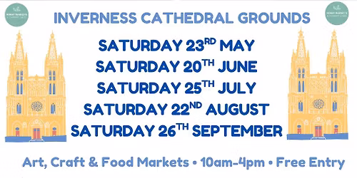 By The River Outdoor Street Market - Inverness Cathedral