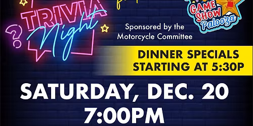 Trivia Night - December