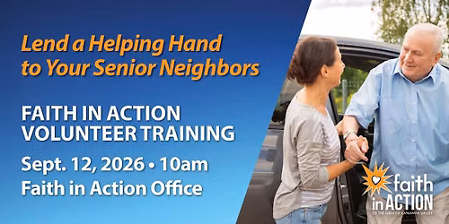 Volunteer Training: Lend a helping hand to seniors