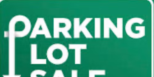 June Parking lot sale