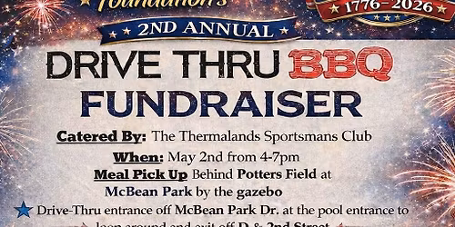 2nd Annual Drive Thru BBQ 