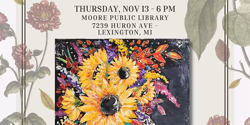 Paint Night - Fall Bouquet