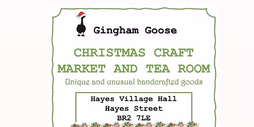 Christmas Craft Market and Tea Room