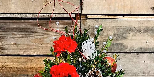 Floral Design Class- Lighted Boxwood Tree- $99