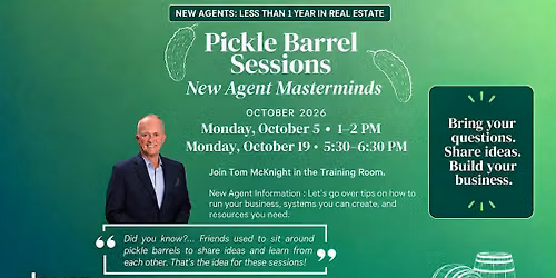 Pickle Barrel Sessions: New Agent Mastermind with Tom McKnight