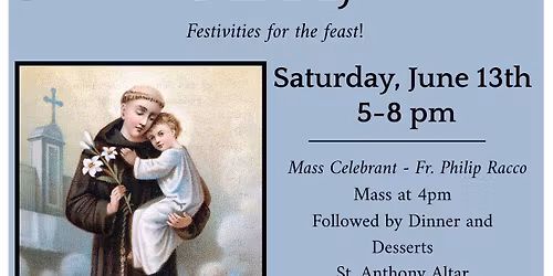 St. Anthony Feast Day