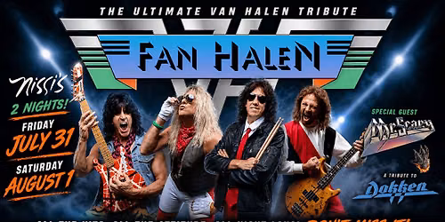 Lost Weekend with FAN HALEN | Nat\u2019l Touring Van Halen Tribute special guest Mr. Scary
