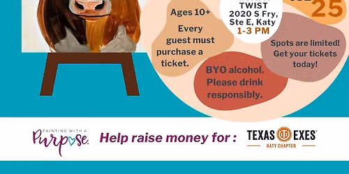 Painting with a Twist: Texas Exes Katy Chapter