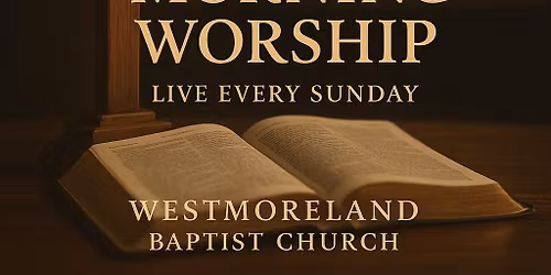 Sunday Morning Worship
