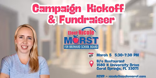 Campaign Kickoff & Fundraiser