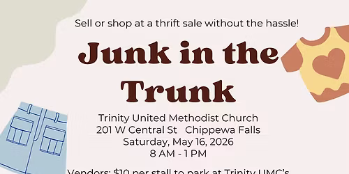 Trinity UMC's Spring Junk in the Trunk!