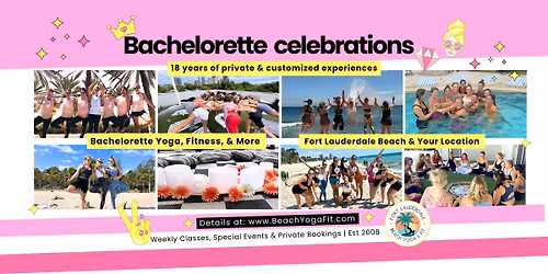 Bachelorette Beach Yoga - Fort Lauderdale Beach