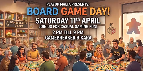 Board Game Day - Sat 11th April