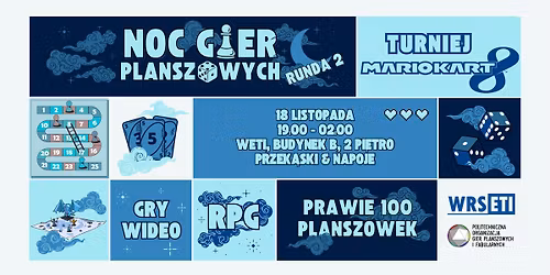 Noc Gier Planszowych (i nie tylko) \ud83c\udf19 RUNDA 2