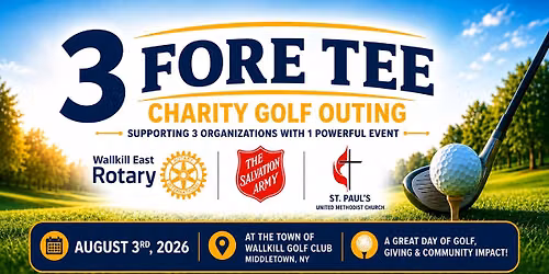 3 Fore Tee Charity Golf Outing