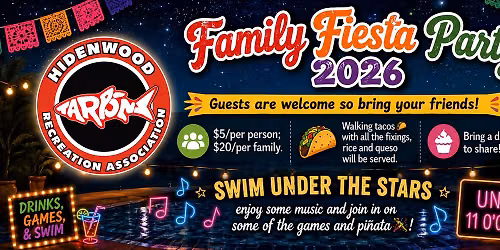 July 18th Family Fiesta Party 2026