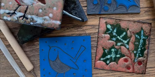 Linocut - Emboss - Enamel Festive Combo Workshop
