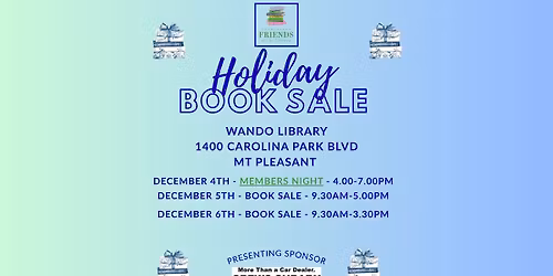 HOLIDAY Book Sale!