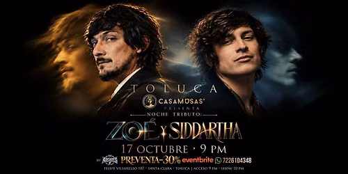 Zo\u00e9 + Siddartha | Noche Tributo