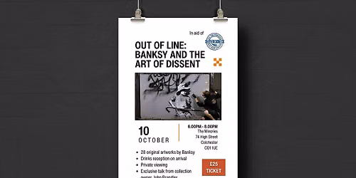 Out of Line: Banksy and the Art of Dissent Charity Fundraiser