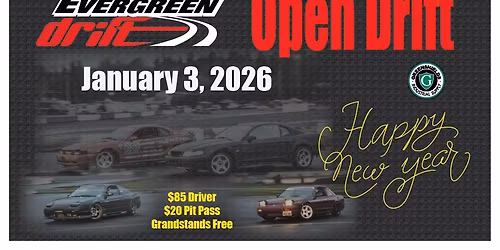 January 3rd New Year's Open Drift