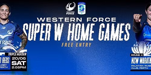 Western Force vs Qld Reds - Super W (triple-header)