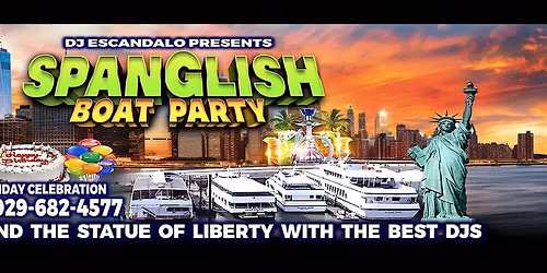spanglish boat party