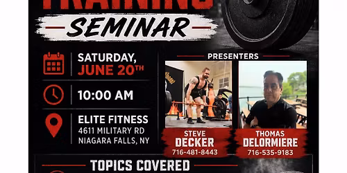 Strength Training Seninar