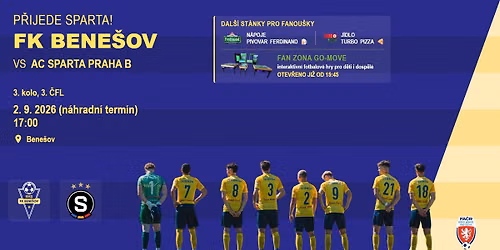 FK Bene\u0161ov - AC Sparta Praha B