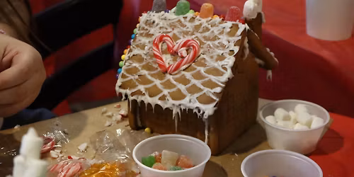 Gingerbread Houses with Santa & Mrs. Clause