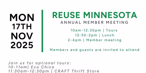 Reuse Minnesota annual member meeting