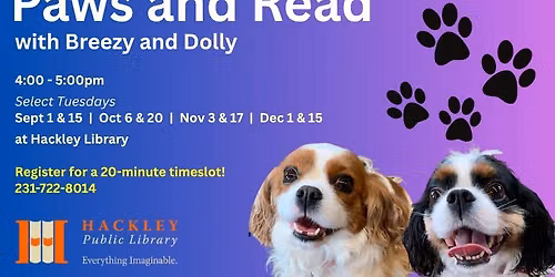 Paws and Read at HPL