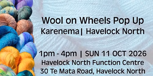 Wool on Wheels Pop Up - Havelock North