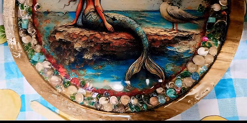 Resin board class, Bloomin Cottage