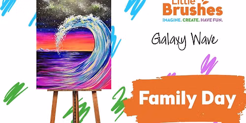 $30 Galaxy Wave Family Day Painting