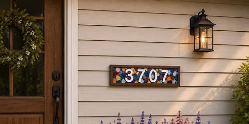 Mosaic Address Sign Workshop 