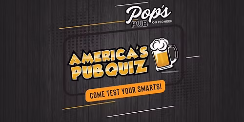 Trivia Night at Pop's Pub