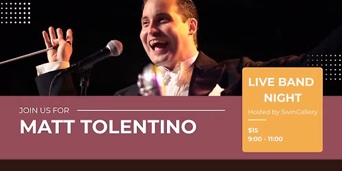 Live Band Night w\/ Matt Tolentino