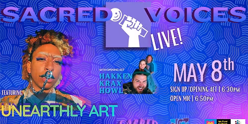 Sacred Voices LIVE May Open Mic