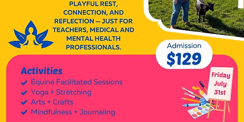 Summer Camp for Teachers, Therapists and Healthcare Workers