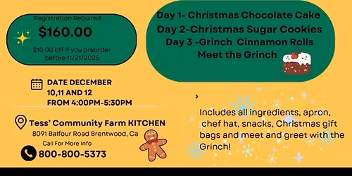 Winter Junior Chef Cooking Classes