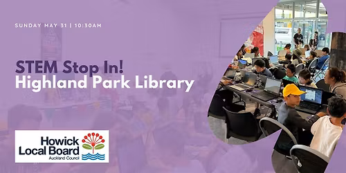 Brain Play Highland Park Library Free STEM Stop In 10:30AM!