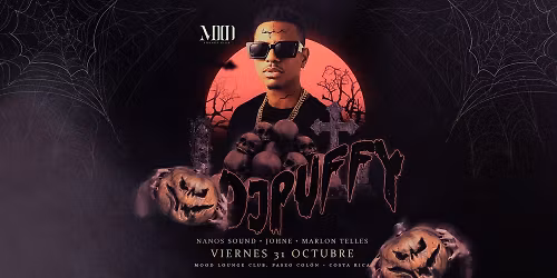 \ud83c\udf83 HALLOWEEN PARTY @ DJ PUFFY en MOOD LOUNGE CLUB \ud83c\udf83